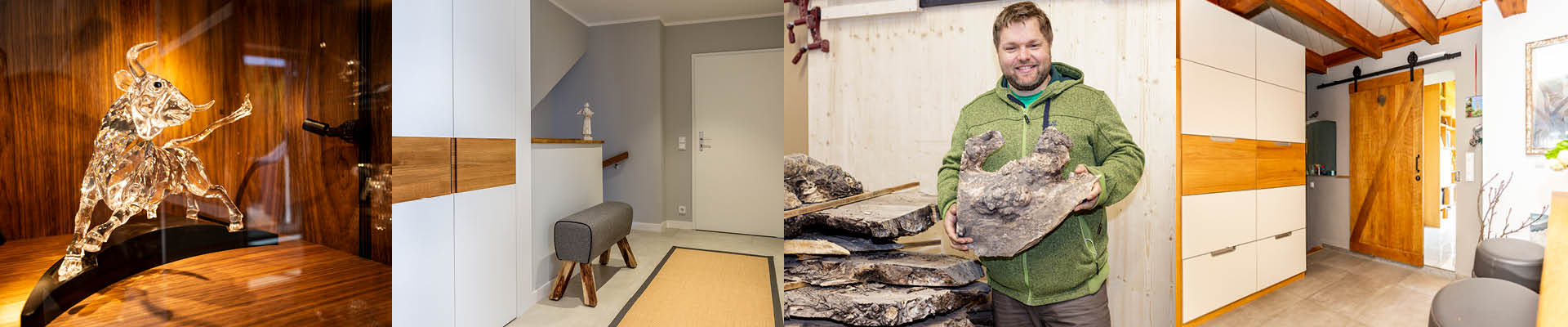 Einbauschrank aus Echtholz für jeden Lebensbereich | Einbauschrank vom Schreiner / Einbauschränke von der Möbeltischlerei woodendesign in Hamburg