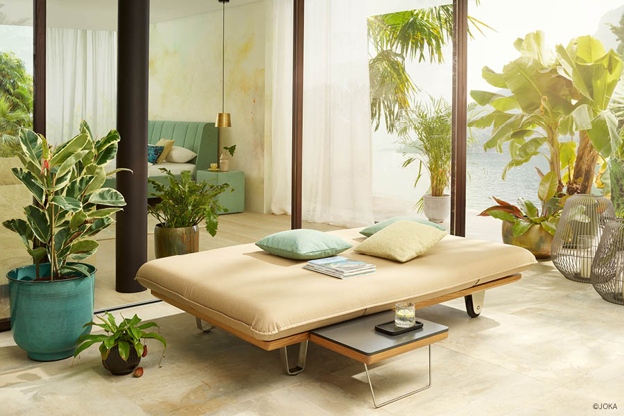 JOKA Outdoormöbel | Sonnenliege Sunbed Butterfly Liegeposition | Fachhändler in Hamburg | woodendesign feine Möbel
